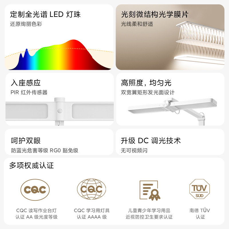 MIJIA 桌面学习灯台灯 228.65元
