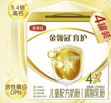 金领冠 经典系列育护1.2kg*4 婴儿奶粉 国产版 340元(需用券)