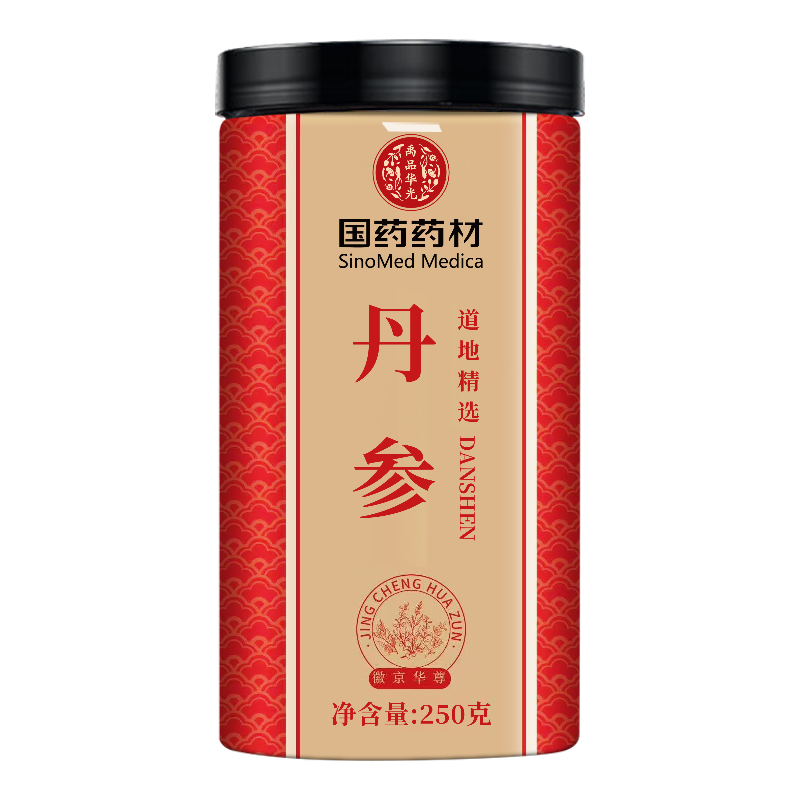 徽京华尊 精选紫丹参 丹参片 250g 29.01元