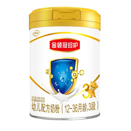 金领冠 珍护系列 幼儿奶粉 国产版 3段 900g 26.41元