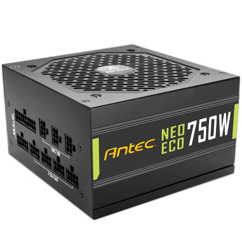 安钛克 NE750 金牌（90%）全模组ATX电源 750W 黑色 469元