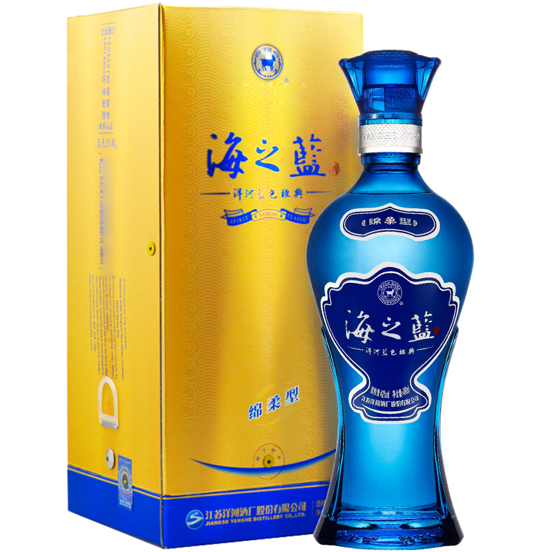 88VIP：YANGHE 洋河 海之蓝 蓝色经典 42%vol 浓香型白酒 480ml 单瓶装 103.55元（需