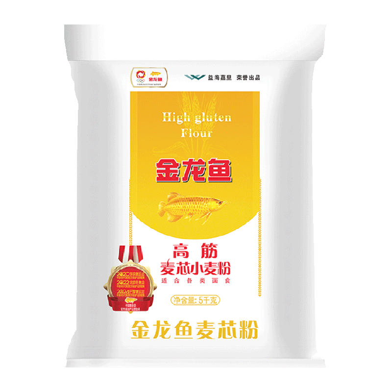 金龙鱼 高筋 麦芯小麦粉 5kg ￥16.57