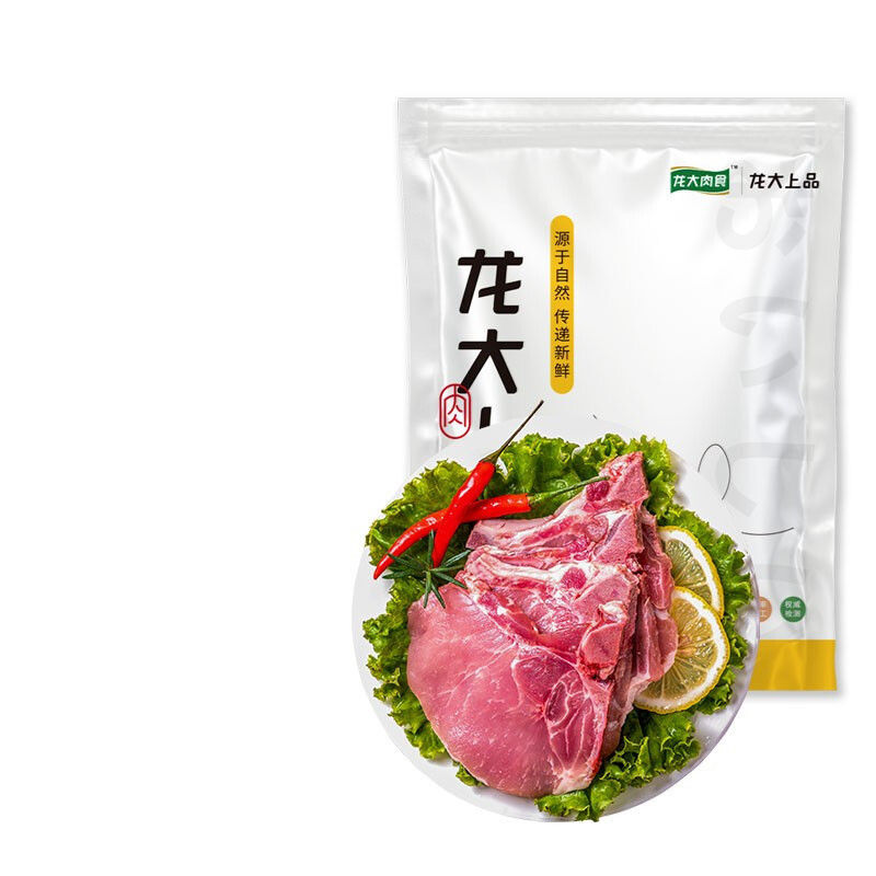LONG DA 龙大 肉食 猪大排500g 出口日本级 猪排片 10.86元