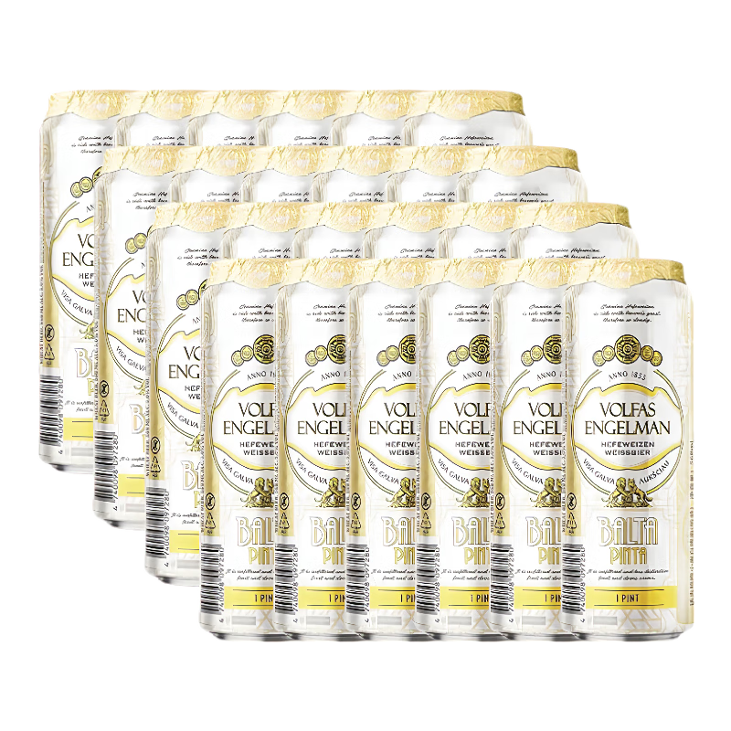 沃夫狼 小麦白啤 568ml*24瓶 原装进口 119元