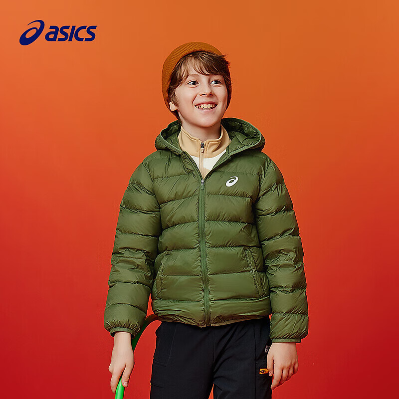 ASICS 亚瑟士 限时特价?三防高清洁117.3g高充绒轻量保暖连帽羽绒服（多款可