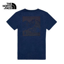 北面 短袖T恤男 休闲舒适透气夏季户外半袖 AVM/蓝色 S/165 173元（需用券）