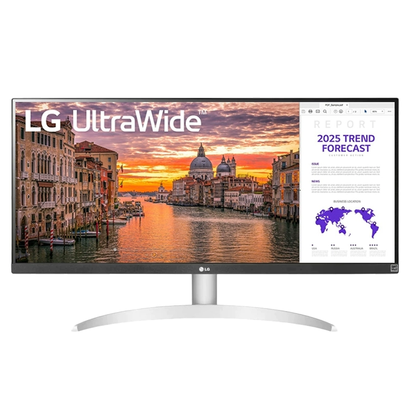 LG 乐金 29WQ600 29英寸2K白色显示器IPS超宽带鱼屏Type-c接口7w双音响 ￥1199