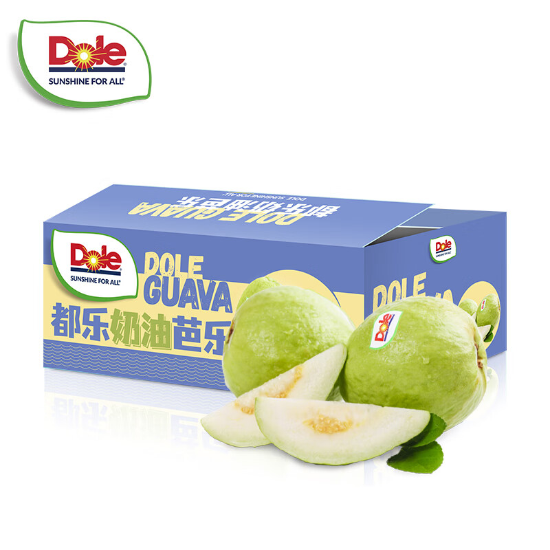 Dole 都乐 奶油芭乐彩箱装 脆软两吃 甜蜜加倍 3斤装 5-8枚 33.6元 （需用券）