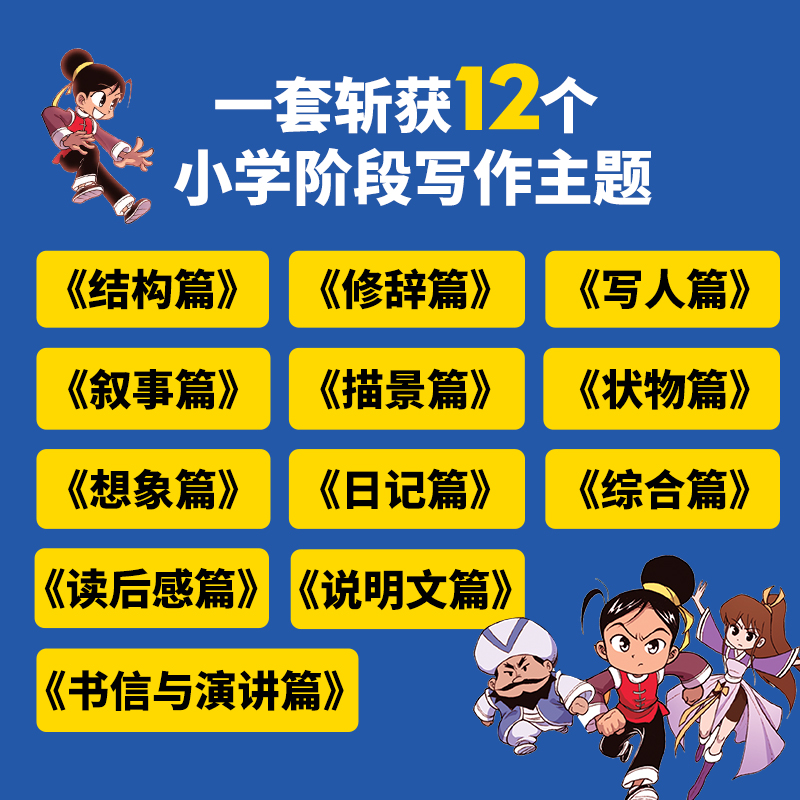 爆笑作文全12册 3-12岁二年级三年级四年级五年级六年级小学生作文语文 56.05