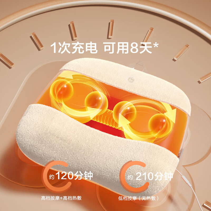 移动端、京东百亿补贴:京东京造 腰部按摩器 腰背按摩仪按摩枕头颈部肩颈背部按摩靠垫脖子全身 男生女实用 183.25元(需用券)