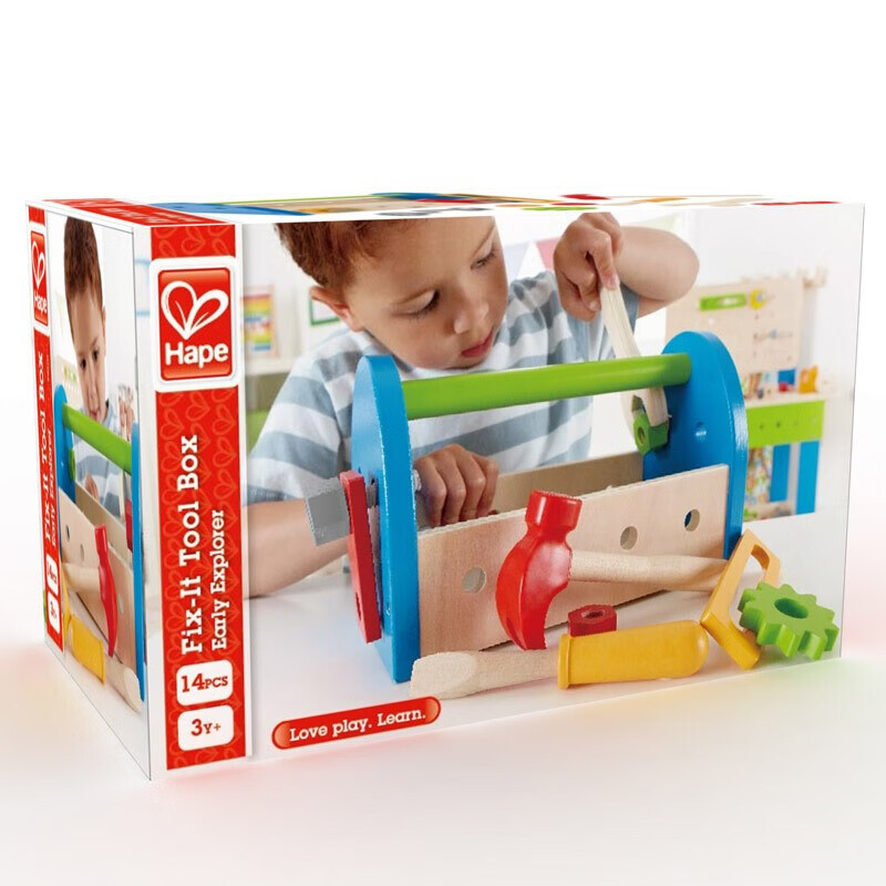 Hape 我的第1个工具盒E3001 64.9元（需用券）