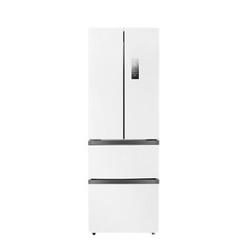 以旧换新补贴：Midea 美的 MR-340WFPE 风冷多门冰箱 340L 极地白 1791.36元（需用