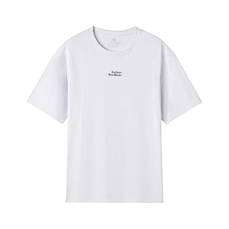 京东京造 纯棉短袖男25春夏季休闲t恤个性百搭 白色 L 39.95元