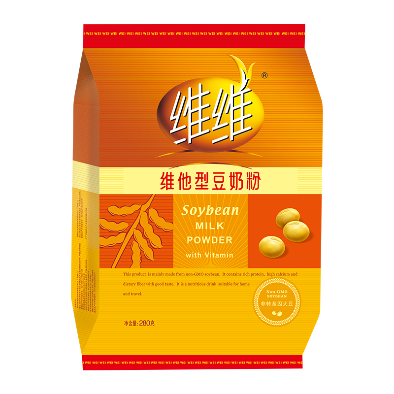 88VIP：维维 冲饮香醇袋装豆奶粉 280g 10.36元