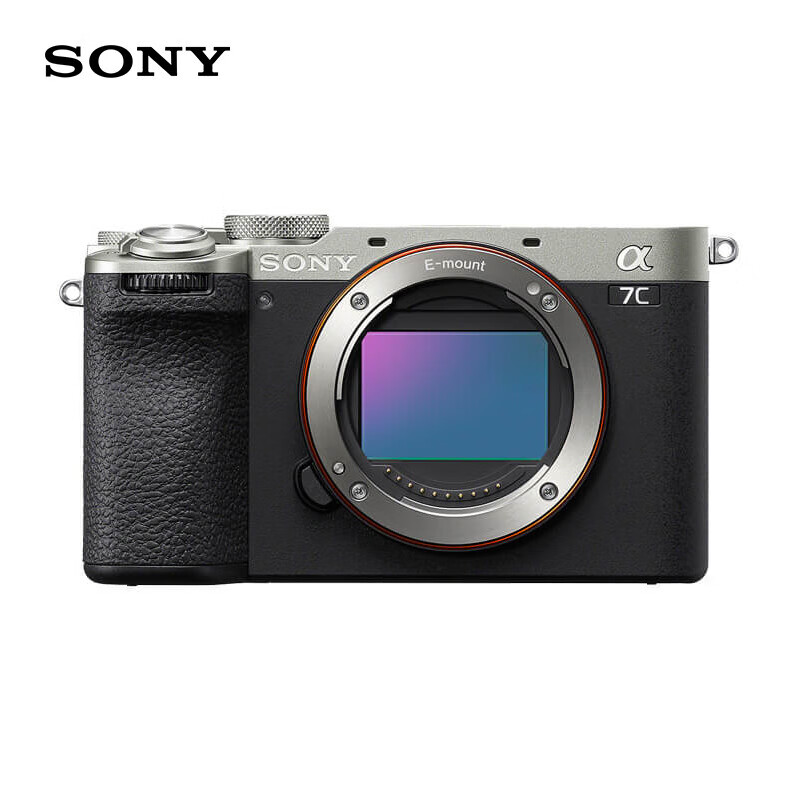 19:30截止、24期免息：SONY 索尼 Alpha 7C II 全画幅 微单相机 银色 单机身 13499元