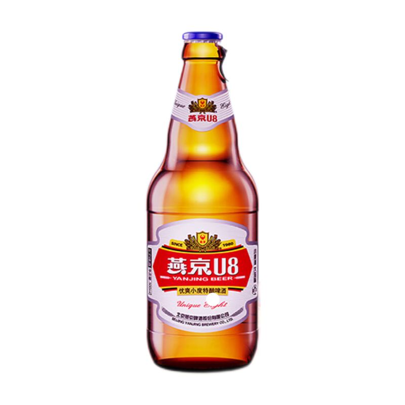 YANJING BEER 燕京啤酒 U8小度酒500ml*12瓶 56.15元包邮