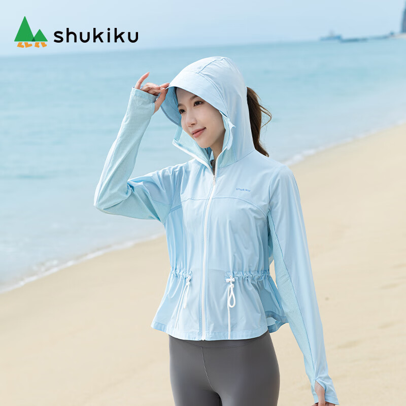 SHUKIKU 女士防晒衣 海蓝 UPF50+ 69元（需用券）