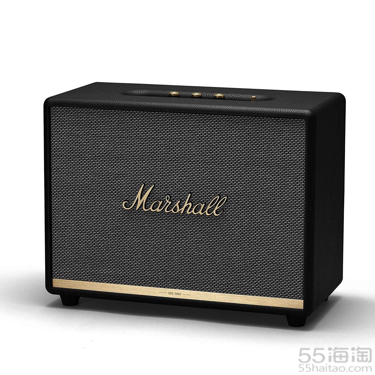降价！【中亚Prime会员】Marshall 马歇尔 Woburn II 二代无线蓝牙音箱 黑色