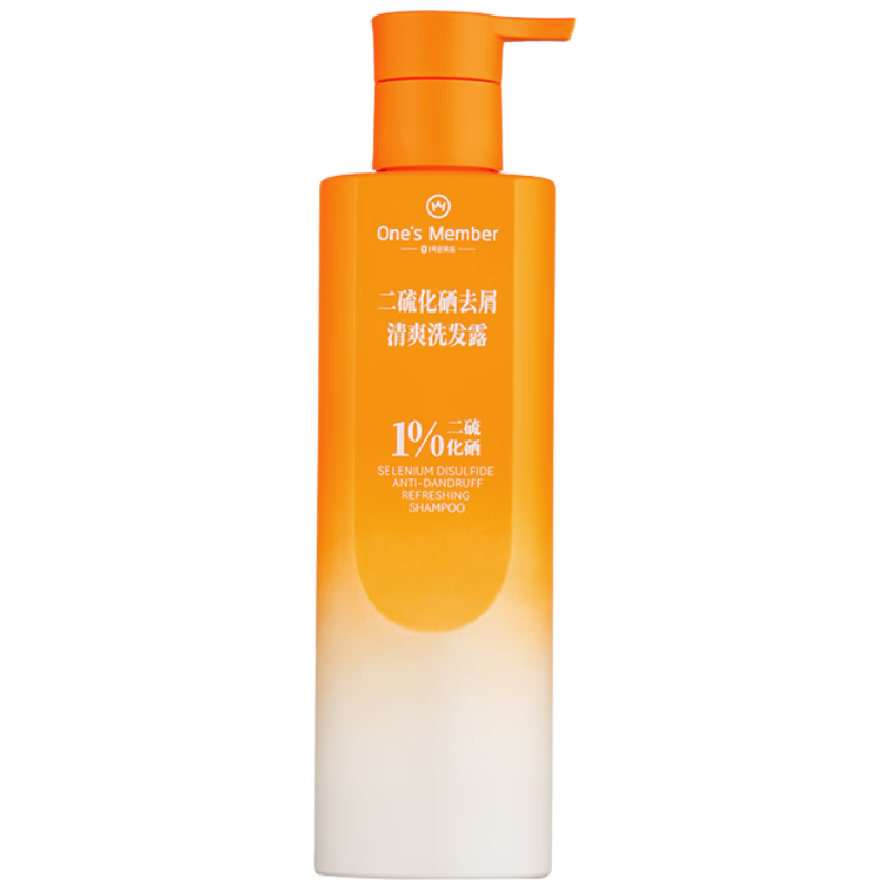 1号会员店 1﹪二硫化硒去屑洗发水 220g 男女清爽控油止痒深层清洁 19.9元(需