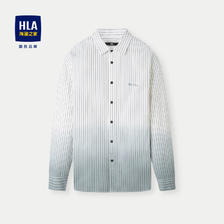HLA 海澜之家 长袖衬衫男春季24纯棉宽松外套款休闲衬衣男 259元（需用券）