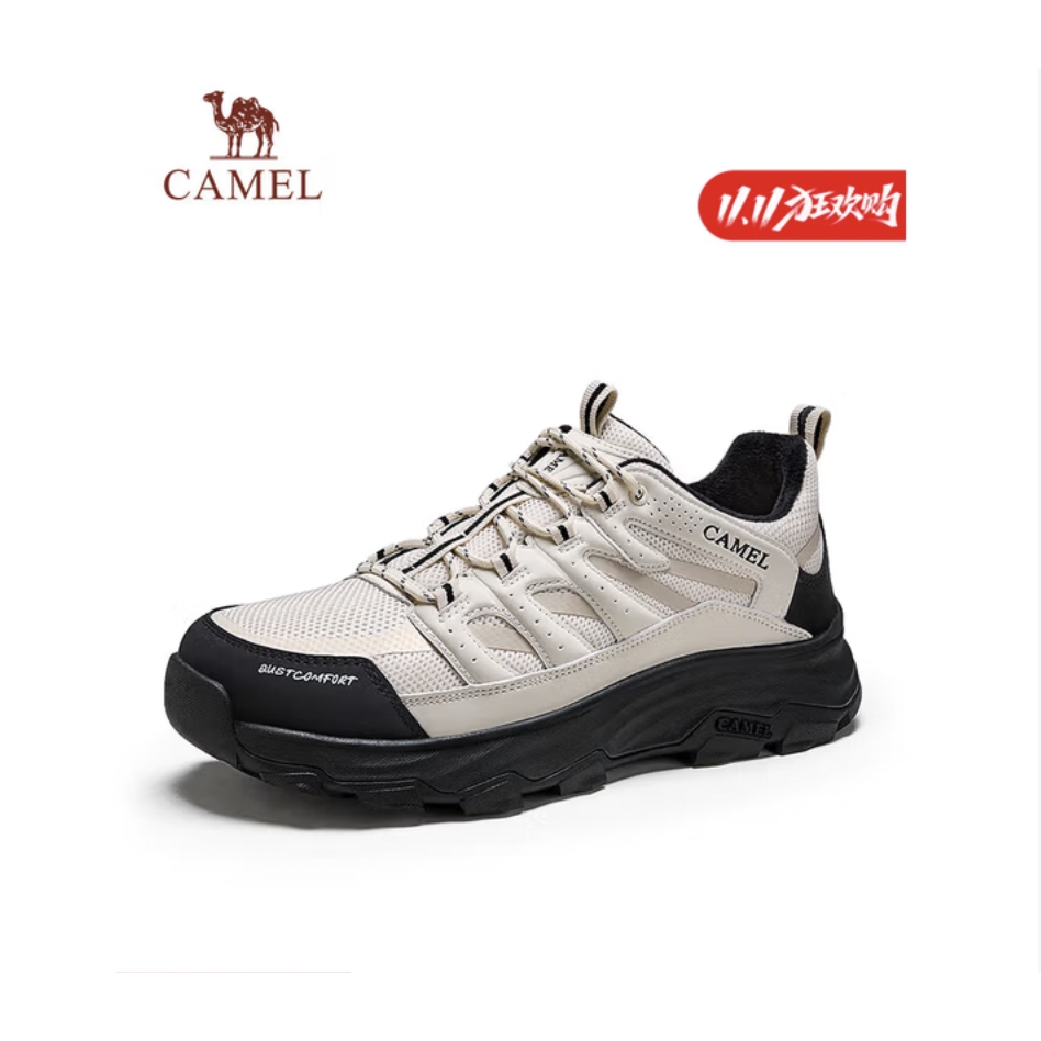 骆驼 户外运动休闲鞋男女同款四季可选 G14A342602R 加绒款 119元