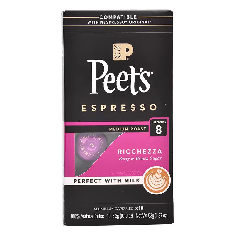 88VIP：Peet's COFFEE 皮爷咖啡 Nespresso Original 适配咖啡胶囊 8号 26.21元（需用券