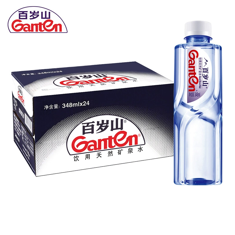 Ganten 百岁山 天然矿泉水饮用水整箱348ml*24瓶 ￥25.9