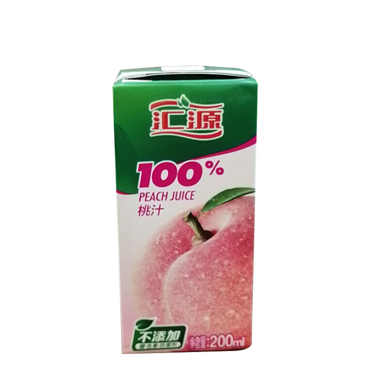 汇源 100%果汁桃汁礼盒200ml*12盒 多种维生素饮料 整箱礼盒 23.9元（需用券）