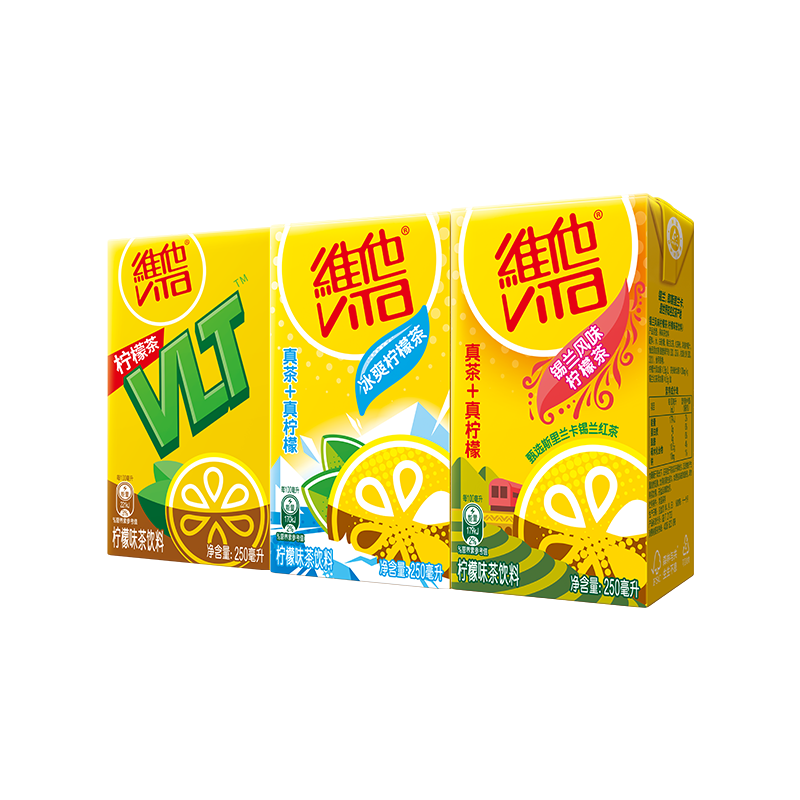 拍1件 维他多口味柠檬茶饮料饮品24盒 券后50.9元