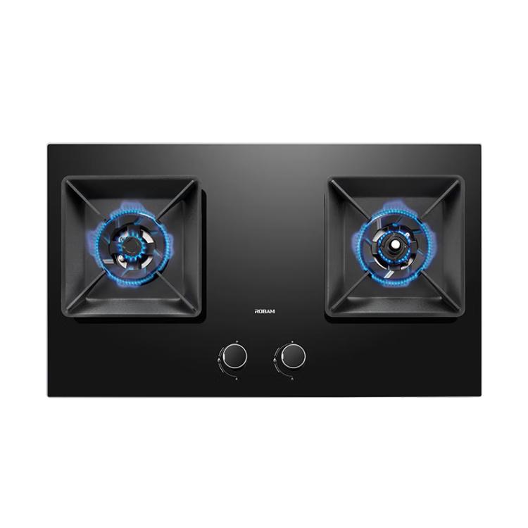 老板 55B7A燃气灶天然气灶具煤气灶双灶家用5.2kW+70%热效率一级能效猛火灶 133