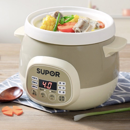 SUPOR 苏泊尔 DG15YC818 电炖锅 1.5L 米黄色 104元（需用券）