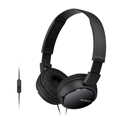 SONY 索尼 MDR-ZX110AP 耳罩式头戴式有线耳机 黑色 40.62元
