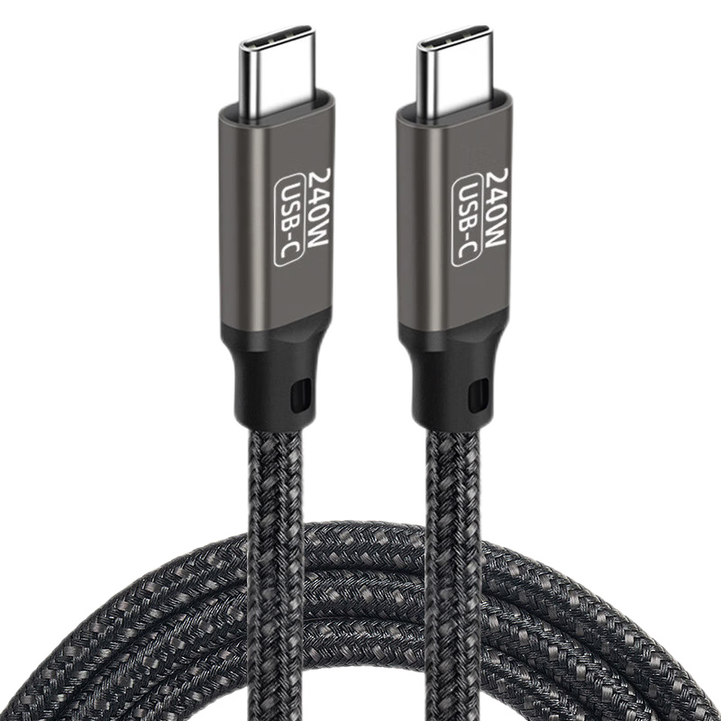 双Type-C数据线 240W 带双e-mark 1.5m 19.8元
