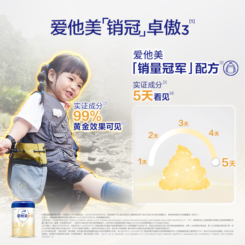 Aptamil 爱他美 卓傲幼儿配方奶粉12-36月龄，3段800g*12罐 2988元