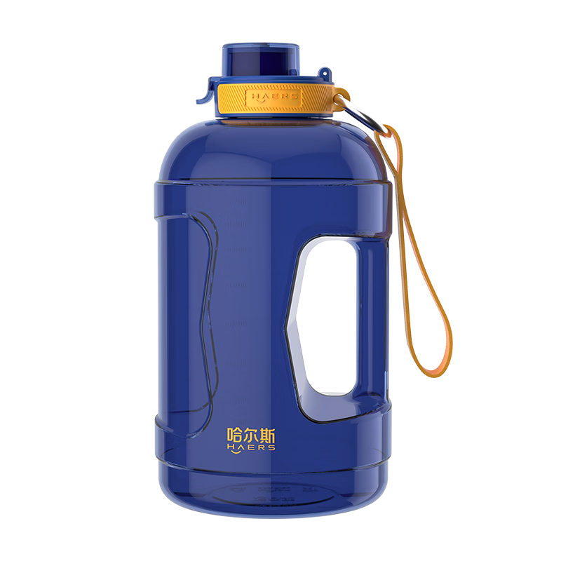 HAERS 哈尔斯 吨吨桶 大容量运动水壶 宝蓝2300ml 49元（需用券）