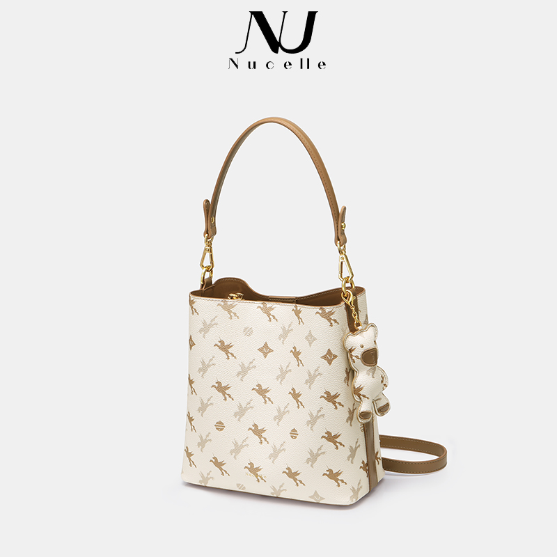 纽芝兰 NUCELLE 女士单肩包 1172073 中号水桶包 249元（需用券）