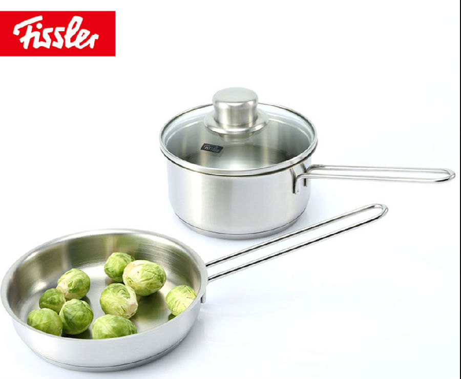 降30元 专柜价1.4折：德国 Fissler 菲仕乐 14cm奶锅+16cm煎锅套装 券后119元包邮（专柜价1080元） 买手党-买手聚集的地方