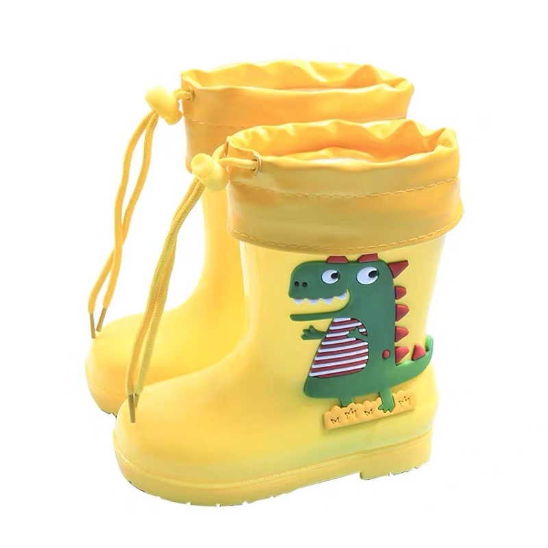 大童儿童雨鞋雨靴冬季保暖加绒6-9岁男童水鞋防滑小学生雨鞋女童 17.3元（