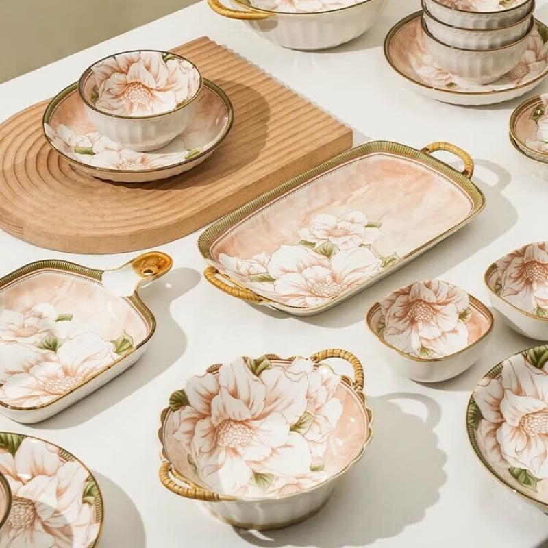 88VIP：CERAMICS 佩尔森 82180 北欧陶瓷碗盘套装 4.5英寸 多色 波点 釉下彩 4.08元