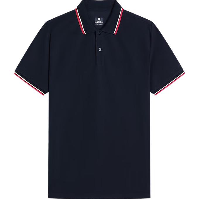 京东京造 POLO衫男凉感短袖男上衣夏季 海军蓝 XL 海军蓝 49元