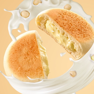 临期、88VIP:薛记炒货 豆乳软餐包400g*2盒 17.91元包邮(需领券)
