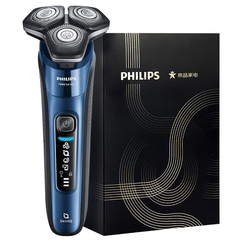 以旧换新补贴、京东百亿补贴：PHILIPS 飞利浦 7000系列 S7388/07 电动剃须刀 午