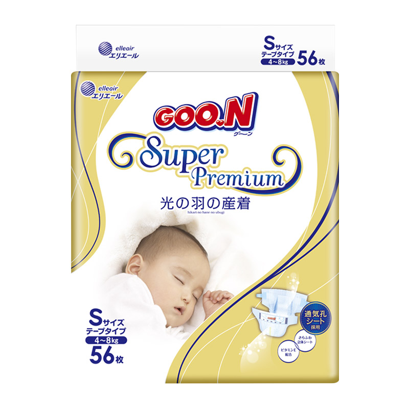 GOO.N 大王 光羽系列 纸尿裤 S56片 85元