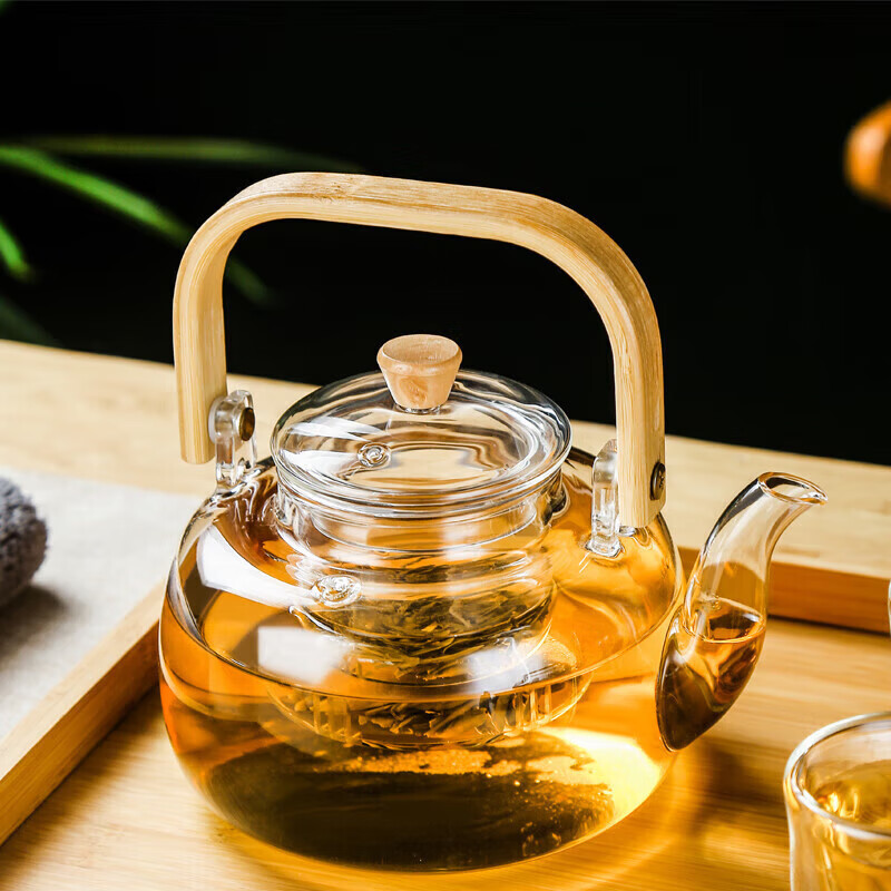 一朵棠 茶壶茶具大容量过滤煮茶壶办公室养生泡茶壶加厚高硼硅玻璃耐高温 39元