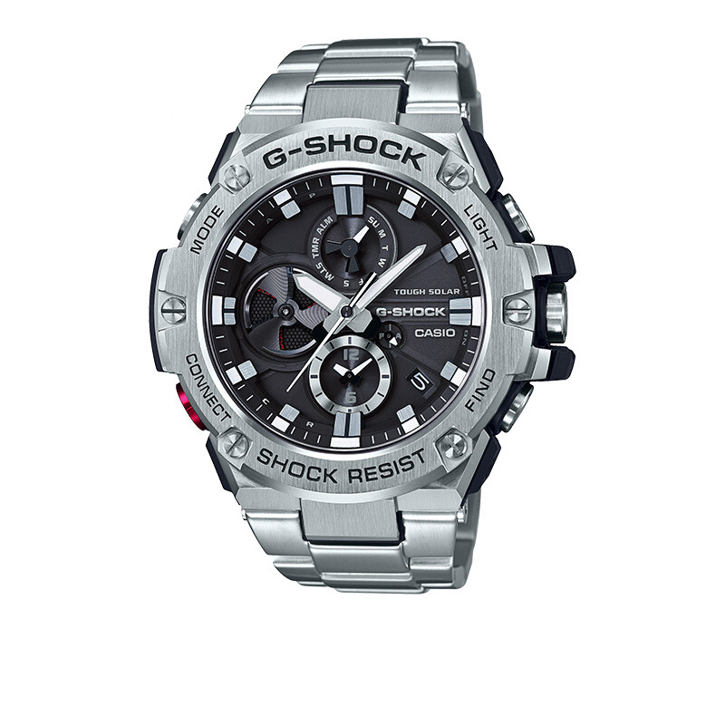 CASIO 卡西欧 G-SHOCK G-STEEL系列 53.8毫米太阳能腕表 GST-B100D-1A 2616元（需用券）