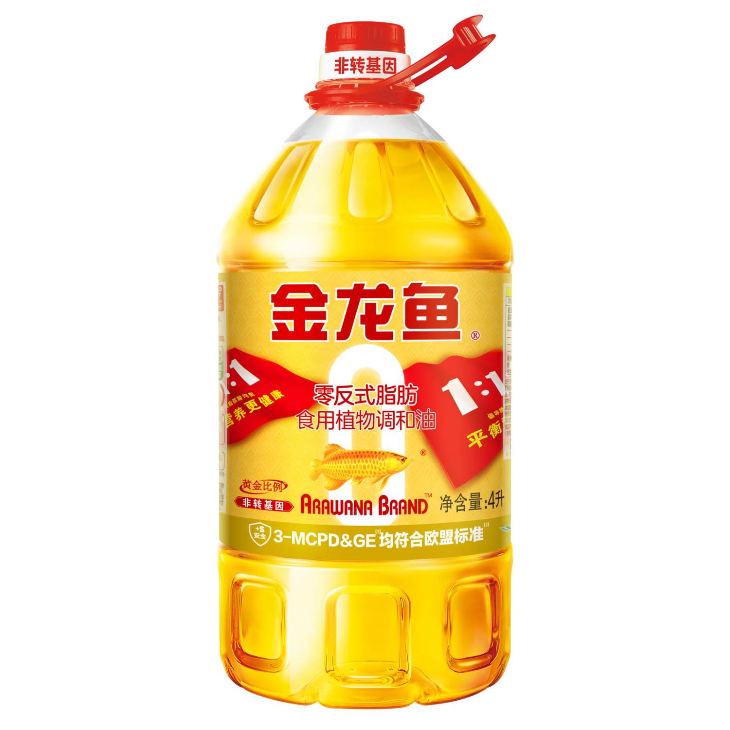 ARAWANA BRAND 金龙鱼 黄金比例 食用油 4L 49.89元(需领券)