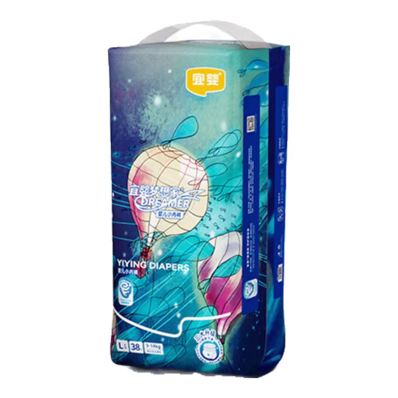 PLUS会员：宜婴 梦想家系列 拉拉裤 L38片 21.95元（需买5件，需用券）