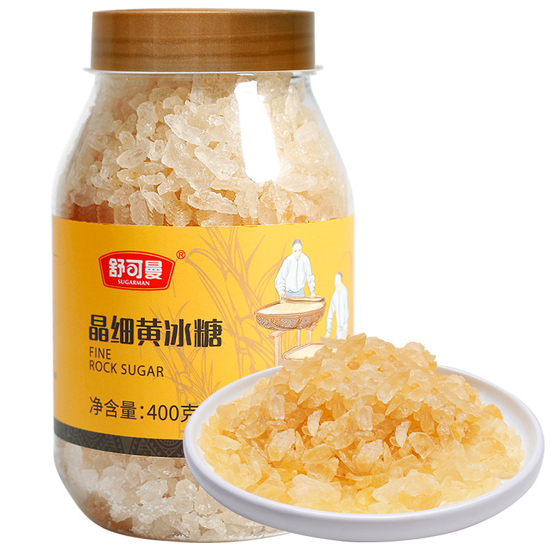 SUGARMAN 舒可曼 晶细黄冰糖 400g 6.31元（需用券）