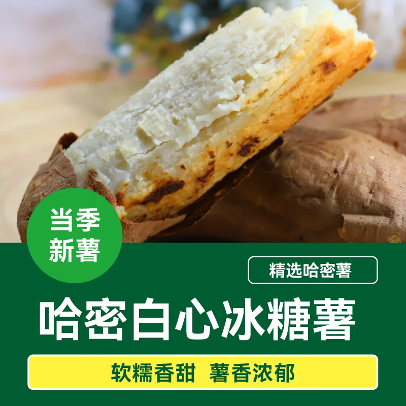 绿行者 哈密薯白薯白心地瓜番薯烤地瓜烤红薯白心冰糖薯烤红薯4.5斤 25.48元 - 86线报
